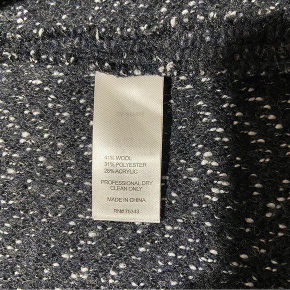 500 MAISON CINQCENT Womens Wool Blend Open Cardigan Long Line Size 10 - Picture 5 of 8